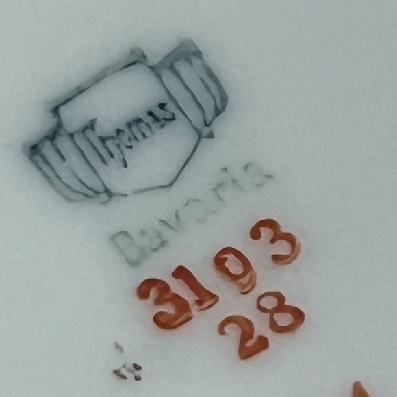 Vintage Thomas Bavaria Sugar Bowl with rose design - Picture 7 of 14